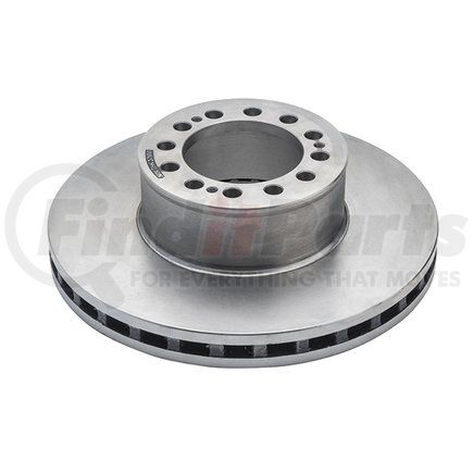 MPBR76621 by HALDEX - Disc Brake Rotor - Transit, Coach Hat Type, 12 Bolt Holes, 17.1" Diameter