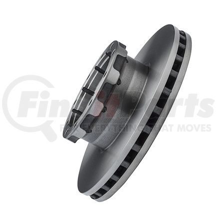 MPBR76609 by HALDEX - Disc Brake Rotor - U Type, 17.01" Diameter, Setra, Mercedes Systems