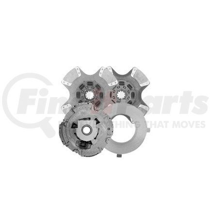 MU476DCX by HALDEX - Transmission Clutch Kit - Remanufactured, Pull Type, Two Plate, Flat Flywheel, 1.75"-10 Spline