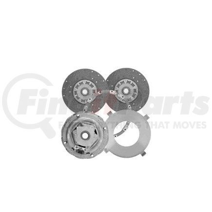 RC044STDOX by HALDEX - LikeNu Transmission Clutch Kit - Remanufactured, 14 in. Diameter, 1.75 in. Input Shaft, 10-Tooth Spline, Damp Organic