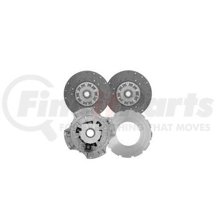 RC400DOX by HALDEX - LikeNu Transmission Clutch Kit - Remanufactured, 14 in. Diameter, 1.75 in. Input Shaft, 10-Tooth Spline, Damp Organic