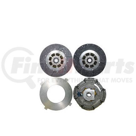 RC476DOX by HALDEX - LikeNu Transmission Clutch Kit - Remanufactured, 15.5 in. Diameter, 1.75 in. Input Shaft, 10-Tooth Spline, Damp Organic