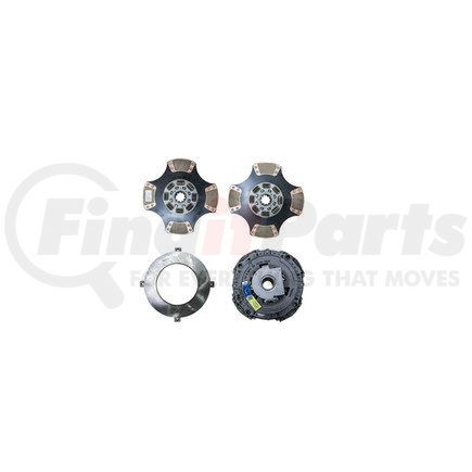 RC597EZDCX by HALDEX - Transmission Clutch Kit - Cast Easy-Pedal, Damp Ceramic Disc, Max. Torque 1450, Core Group MU1505