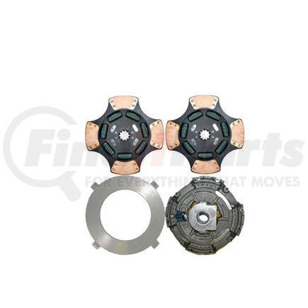 RC700X by HALDEX - LikeNu Transmission Clutch Kit - Remanufactured, 15.5 in. Diameter, 2 in. Input Shaft, 10-Tooth Spline, Damp Ceramic