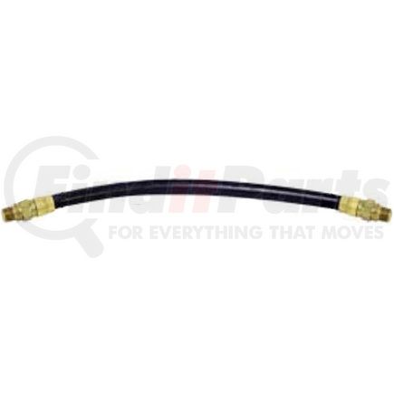 16372 by HALDEX - Air Brake Hose Assembly - 72" Length, 1/2" I.D., 3/8" One Fixed-One Swivel Ends