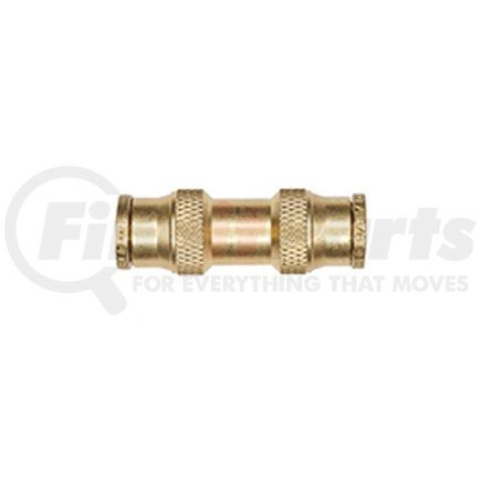 APB62F3 by HALDEX - Midland Push-to-Connect (PTC) Fitting - Brass, Fixed Union Connector Type, 3/16 in. Tubing ID