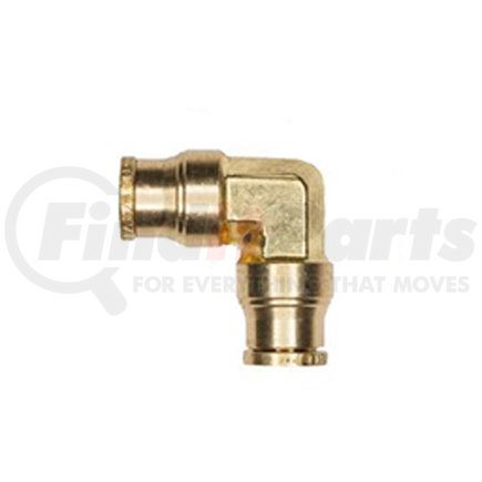 APB65F8 by HALDEX - Midland Push-to-Connect (PTC) Fitting - Brass, Fixed Union Elbow Type, 1/2 in. Tubing ID