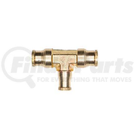 APB71F4X4 by HALDEX - Air Brake Air Line Connector Fitting - Male Run Tee, 1/4 Tube Size, 1.02 mm Length, 1.27 mm