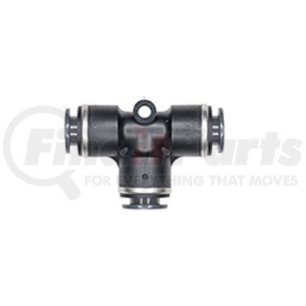 APC64F4X4X6 by HALDEX - Midland Push-to-Connect (PTC) Fitting - Composite, Fixed Union Tee Type, 1/4 in. and 3/8 in. Tubing ID