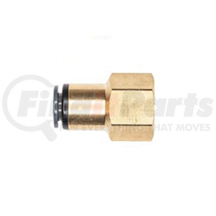 APC66F4X4 by HALDEX - Midland Push-to-Connect (PTC) Fitting - Composite, Fixed Connector Type, Female Connector, 1/4 in. Tubing ID