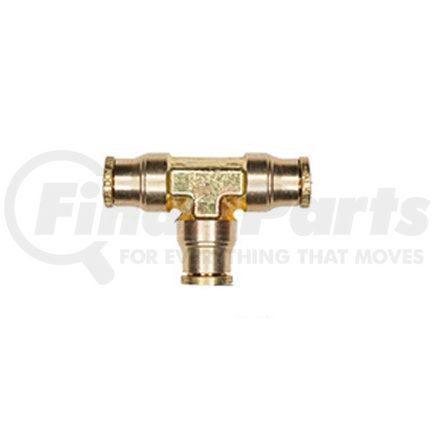 APM64F12M by HALDEX - Midland Push-to-Connect (PTC) Fitting - Brass, Fixed Union Tee Type, 12 MM Tubing ID