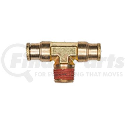 APX72F4X4 by HALDEX - Air Brake Air Line Connector Fitting - Male Branch Tee, 1/4 Tube, 1/4 Pipe Thread, 7/16 Hex