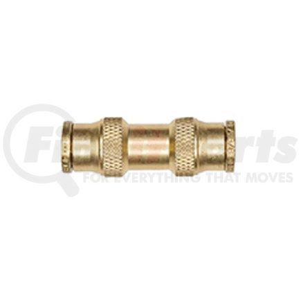 APX62F4 by HALDEX - Midland Push-to-Connect (PTC) Fitting - Brass, Fixed Union Connector Type, 1/4 in. Tubing ID