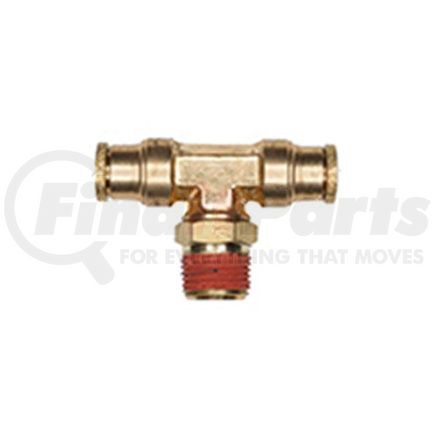 APX72S6X4 by HALDEX - Air Brake Air Line Connector Fitting - Male Branch Tee, Swivel, 3/8 Tube Size, 1/4 Pipe Thread