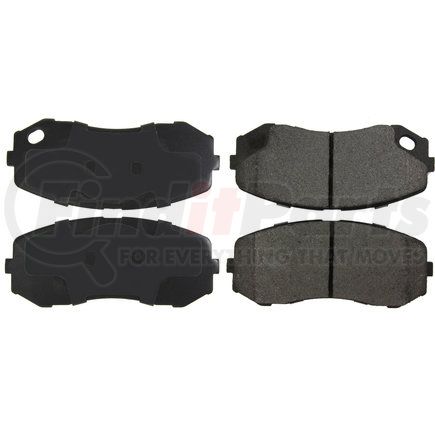 300.12650 by CENTRIC - Premium Semi-Metallic Brake Pads with Shims and Hardware