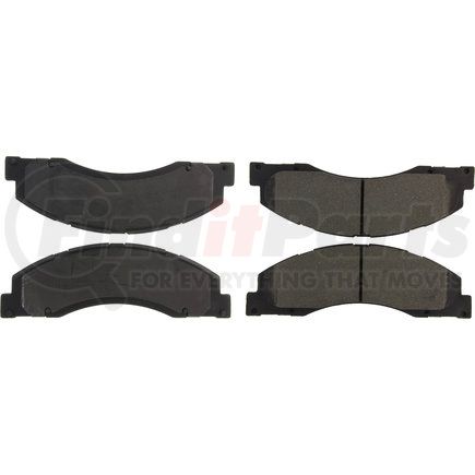 Centric 300.13280 Disc Brake Pad Set Centric Premium Semi-Metallic Brake Pads with Shims and Hardware