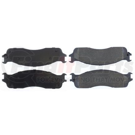 Centric 301.09650 Disc Brake Pad Set Centric Premium Ceramic Brake Pads with Shims and Hardware