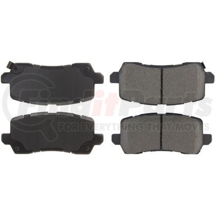 301.16980 by CENTRIC - Centric Premium Ceramic Brake Pads with Shims and Hardware