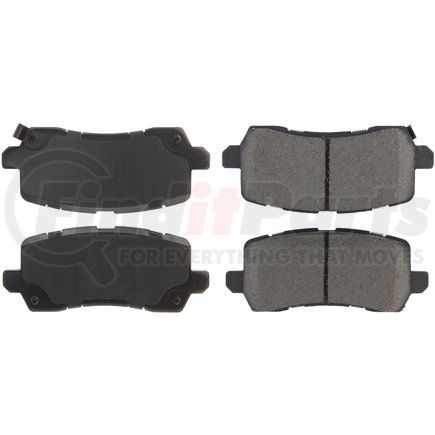 Centric 301.16980 Disc Brake Pad Set Centric Premium Ceramic Brake Pads with Shims and Hardware