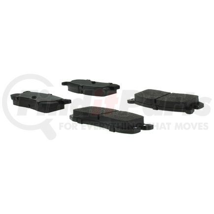 102.04000 by CENTRIC - C-Tek Semi-Metallic Brake Pads with Shims