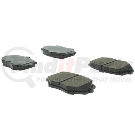 102.06350 by CENTRIC - C-Tek Semi-Metallic Brake Pads with Shims