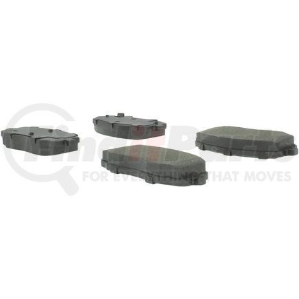 102.16010 by CENTRIC - C-Tek Semi-Metallic Brake Pads with Shims