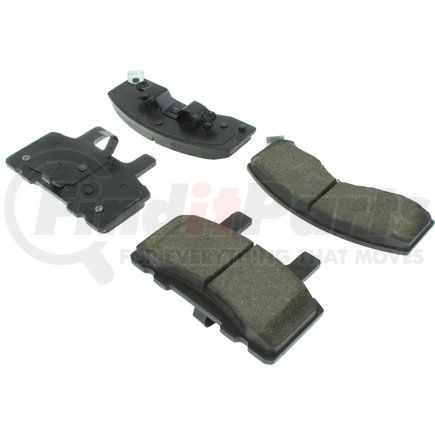 106.03700 by CENTRIC - Posi Quiet Extended Wear Brake Pads with Shims and Hardware