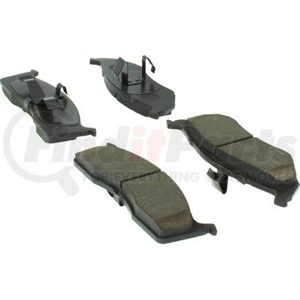 106.07300 by CENTRIC - Posi Quiet Extended Wear Brake Pads with Shims and Hardware