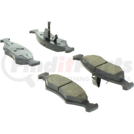 106.07660 by CENTRIC - Posi Quiet Extended Wear Brake Pads with Hardware