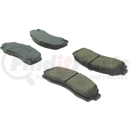 106.08330 by CENTRIC - Posi Quiet Extended Wear Brake Pads with Shims and Hardware