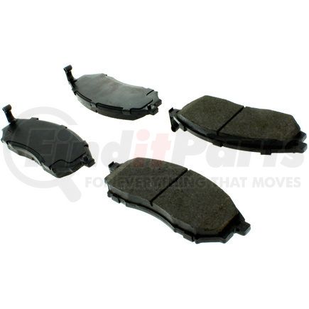 106.08881 by CENTRIC - Posi Quiet Extended Wear Brake Pads with Shims and Hardware