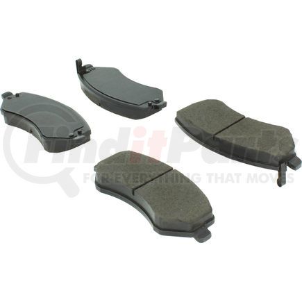 106.08560 by CENTRIC - Posi Quiet Extended Wear Brake Pads with Shims and Hardware