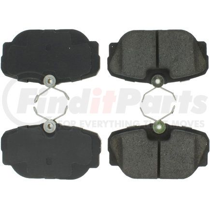 300.04930 by CENTRIC - Premium Semi-Metallic Brake Pads with Shims
