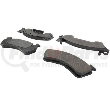 300.06141 by CENTRIC - Centric Premium Semi-Metallic Brake Pads with Shims and Hardware