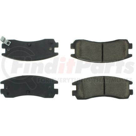 300.07140 by CENTRIC - Centric Premium Semi-Metallic Brake Pads with Shims and Hardware