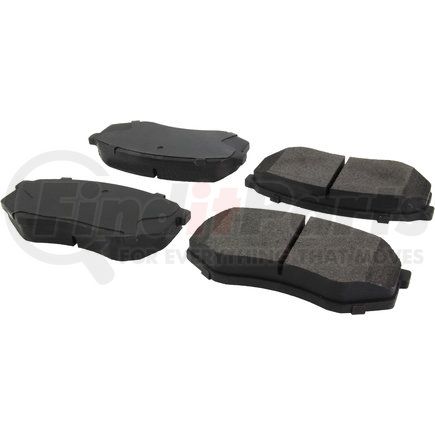 300.07350 by CENTRIC - Centric Premium Semi-Metallic Brake Pads with Shims and Hardware