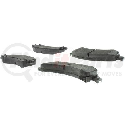 300.09740 by CENTRIC - Premium Semi-Metallic Brake Pads with Shims and Hardware