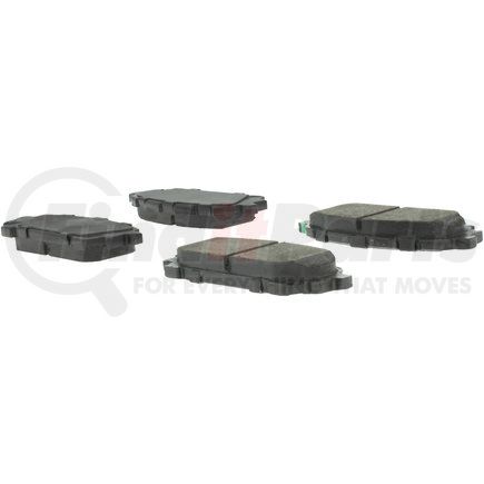 300.10040 by CENTRIC - Premium Semi-Metallic Brake Pads with Shims and Hardware