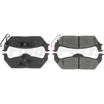 Centric 300.10120 Disc Brake Pad Set Centric Premium Semi-Metallic Brake Pads with Shims and Hardware