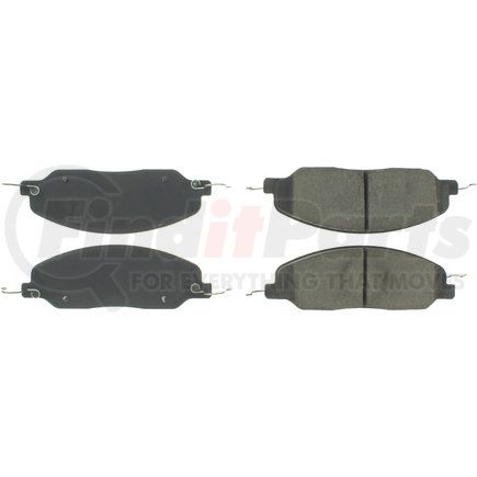 300.10810 by CENTRIC - Centric Premium Semi-Metallic Brake Pads with Shims and Hardware