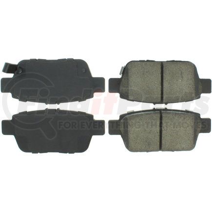 300.11030 by CENTRIC - Premium Semi-Metallic Brake Pads with Shims and Hardware