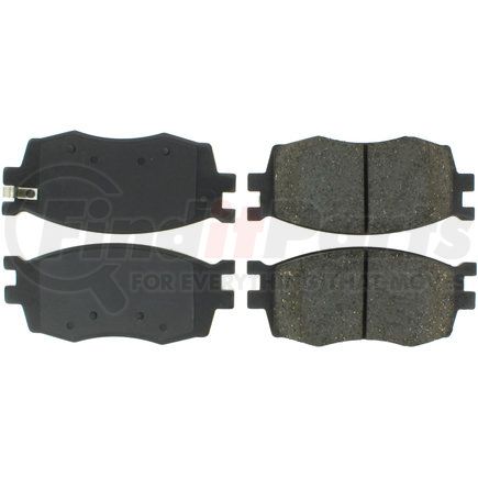 300.11560 by CENTRIC - Premium Semi-Metallic Brake Pads with Shims and Hardware