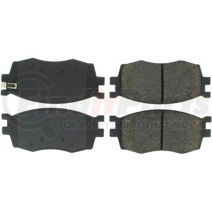 Centric 300.11560 Disc Brake Pad Set Centric Premium Semi-Metallic Brake Pads with Shims and Hardware