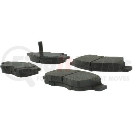 300.11950 by CENTRIC - Premium Semi-Metallic Brake Pads with Shims and Hardware