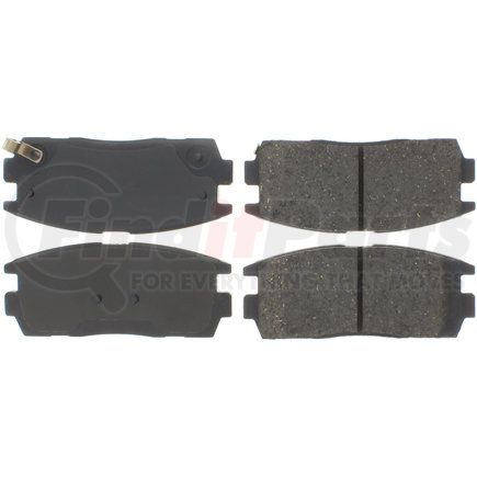 300.12750 by CENTRIC - Premium Semi-Metallic Brake Pads with Shims and Hardware