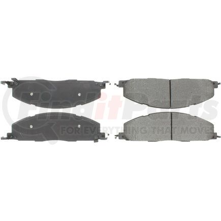 300.14000 by CENTRIC - Centric Premium Semi-Metallic Brake Pads with Shims and Hardware