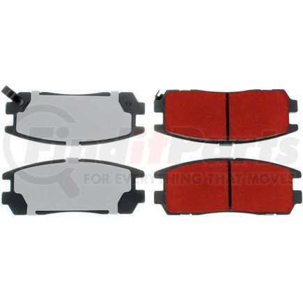 500.05800 by CENTRIC - PQ PRO Disc Brake Pads with Hardware