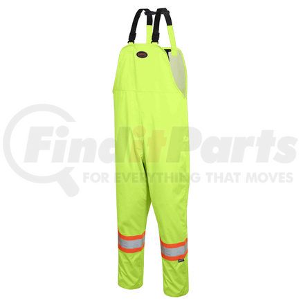 V1082360U-XL by PIONEER SAFETY - 5629U HI-VIS Safety Rainwear Bib Pants, Yellow - Size XL