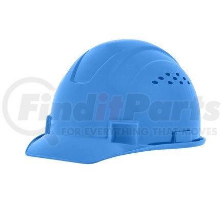 20222 by SELLSTROM - Jackson Safety Advantage Front Brim Hard Hat, Vented, 4-Pt. Ratchet Suspension, Blue