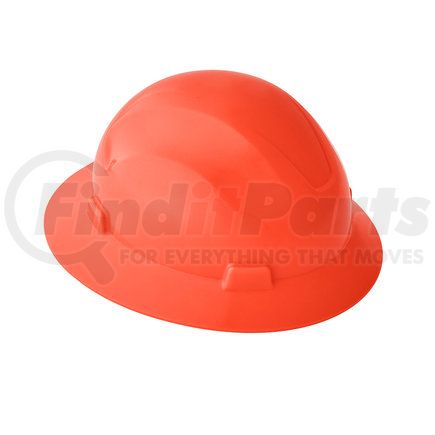 20805 by SELLSTROM - Jackson Safety Advantage Full Brim Hard Hat, Non-Vented, 4-Pt. Ratchet Suspension, Hi-Vis Orange